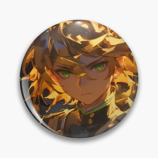 Artikelvorschau, Mikaela Hyakuya Seraph Of The End Golden Light Dramatic Uniform Portrait entworfen und verkauft von 108Recordings.