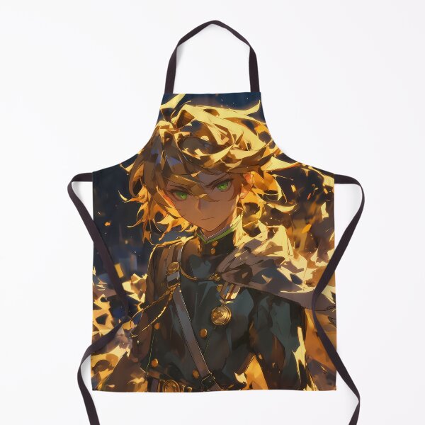 Item preview, Mikaela Hyakuya Seraph Of The End Golden Light Dramatic Uniform Portrait designed and sold by 108Recordings.