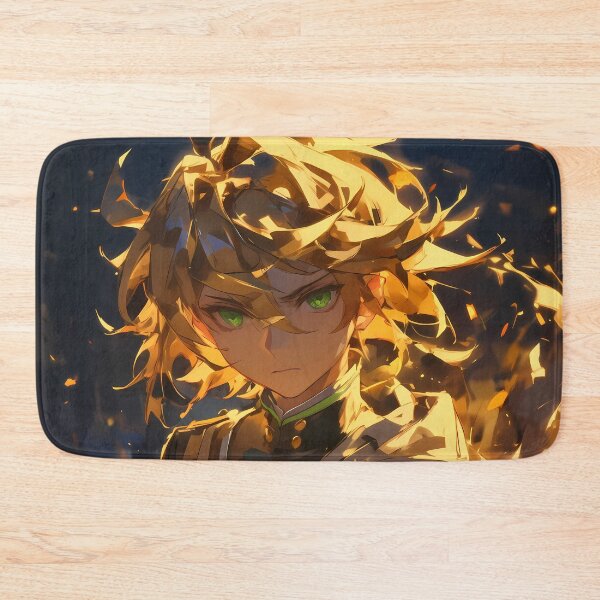Item preview, Mikaela Hyakuya Seraph Of The End Golden Light Dramatic Uniform Portrait designed and sold by 108Recordings.