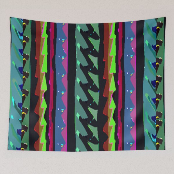 Item preview, TROPIC THUNDER | STRIPE | MULTICOLOUR | POP ART STYLE designed and sold by ozcushionstoo.
