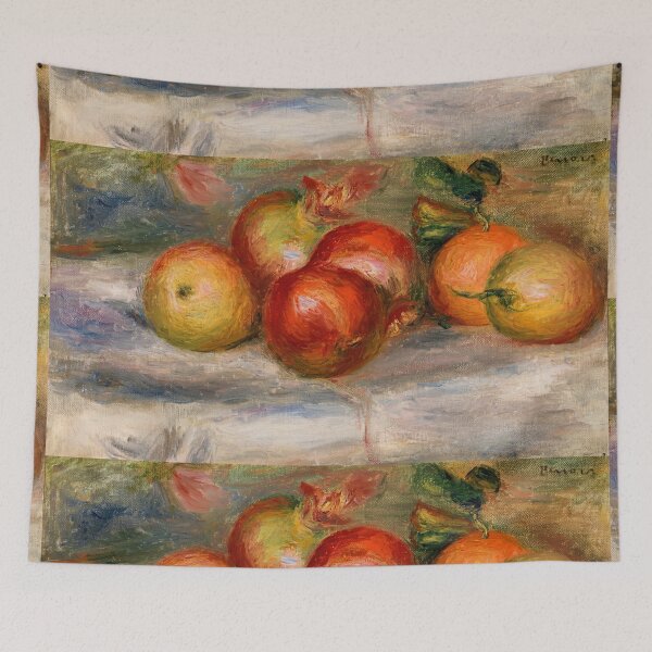 Item preview, Apples Orange and Lemon by Pierre-Auguste Renoir: Impressionist Still Life Poster designed and sold by artofuniverse.