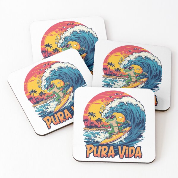 Item preview, Surf Iguana Pura Vida designed and sold by TicoInk.