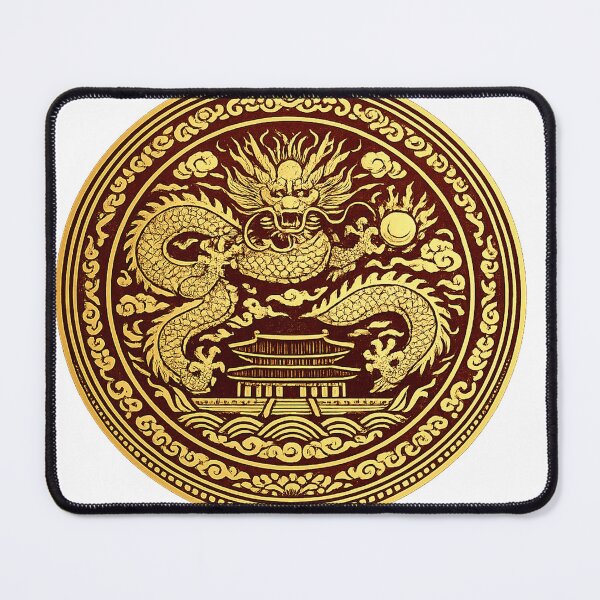 Item preview, Korean Dragon Royal Emblem – Gyeongbokgung Palace Joseon Style Symbol designed and sold by bubuandfriends.