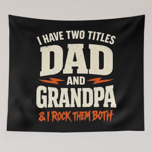 Item preview, I Have Two Titles Dad and Grandpa Father's Day Funny Men designed and sold by clothesy7.