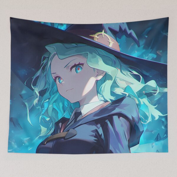 Item preview, Diana Cavendish Little Witch Academia Witch Moonlight Blue Aura designed and sold by 108Recordings.