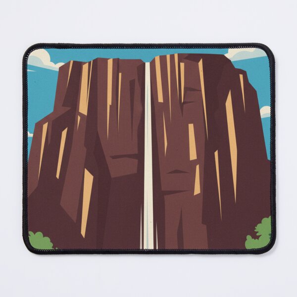 Item preview, Vintage poster of Angel Falls in Canaima National Park designed and sold by HeyHas.