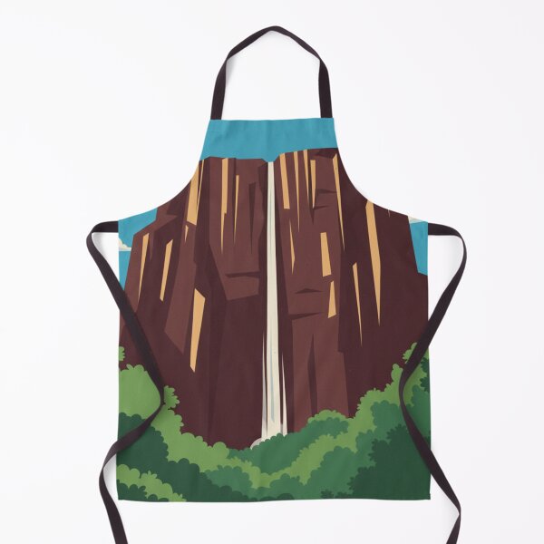 Item preview, Vintage poster of Angel Falls in Canaima National Park designed and sold by HeyHas.