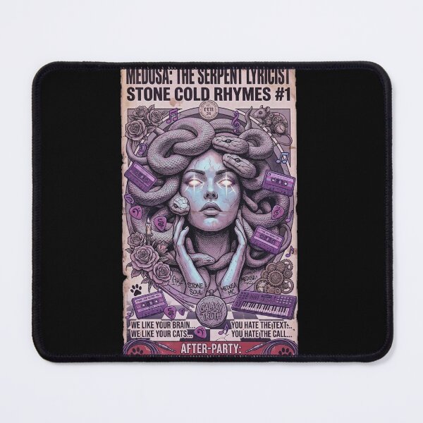 Item preview, Retro 90s Synthwave Medusa - Aesthetic Music Poster designed and sold by ern vintage store.