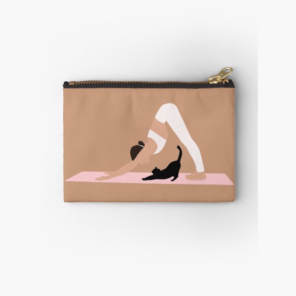 Item preview, Girl and cat do yoga.  designed and sold by AGIllustrator.