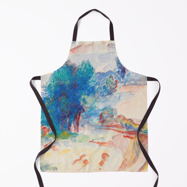 Item preview, Arbres Au Bord De Leau Et Voilier by Pierre-Auguste Renoir: Impressionist Landscape Poster designed and sold by artofuniverse.