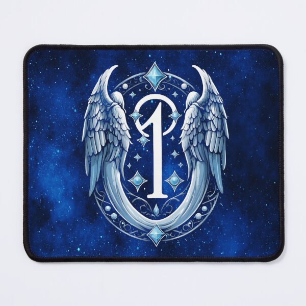 Item preview, Celestial Guardian Sigil – Cosmic Sword & Wings Emblem designed and sold by MysticOzzy.