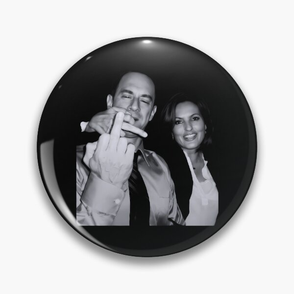 Item preview, Elliot Stabler And Olivia Benson Actors And Musicians Giving The Middle Finger Meme designed and sold by HAMED STUDIO.