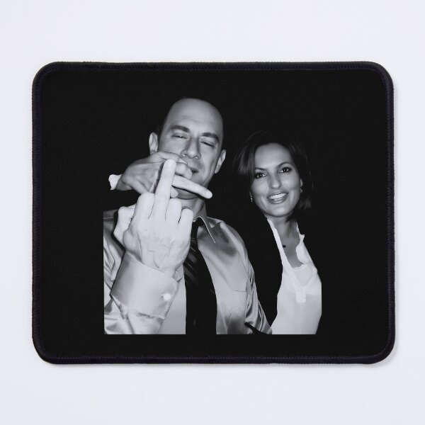 Item preview, Elliot Stabler And Olivia Benson Actors And Musicians Giving The Middle Finger Meme designed and sold by HAMED STUDIO.