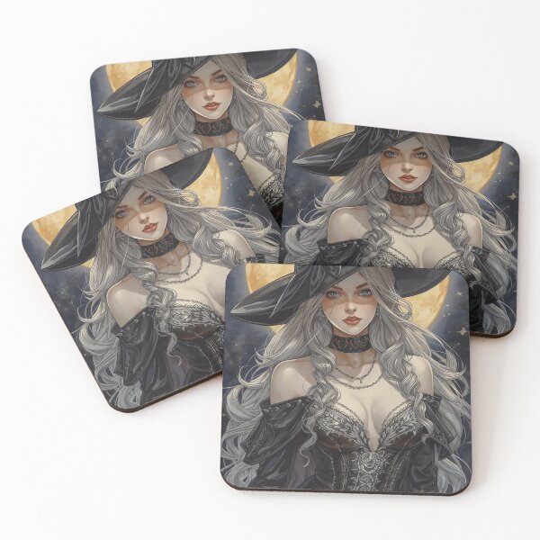 Item preview,  Gothic Moon Witch Portrait designed and sold by BlondeBalance.