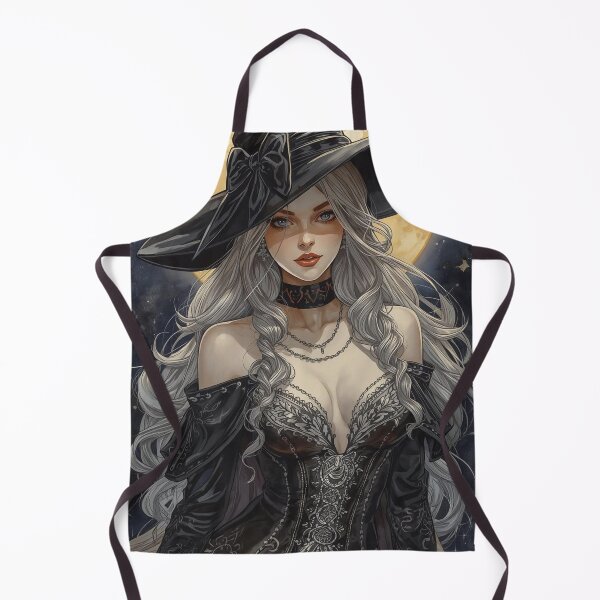 Item preview, Gothic Moon Witch Portrait designed and sold by BlondeBalance.