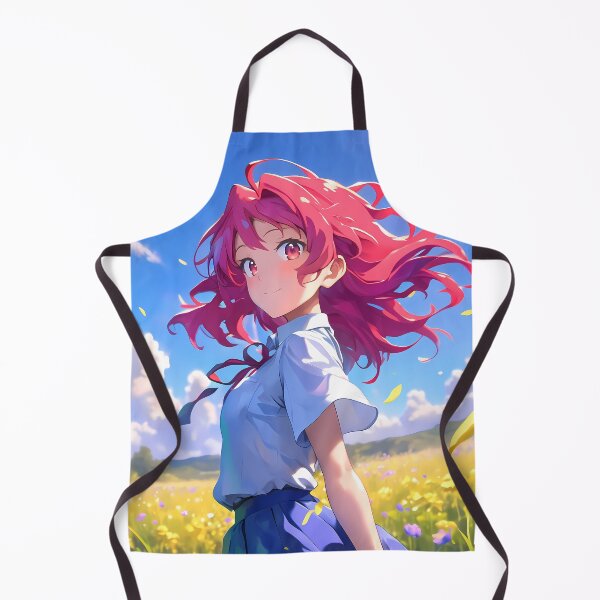 Item preview, Minori Kushieda Toradora Summer Flower Field Windy Blue Sky designed and sold by 108Recordings.