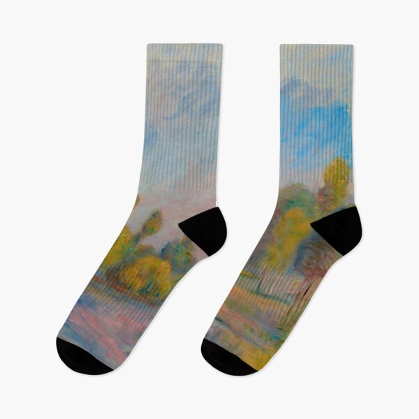 Item preview, Au Bord De La Riviere by Pierre-Auguste Renoir: Tranquil Impressionist River Scene designed and sold by artofuniverse.