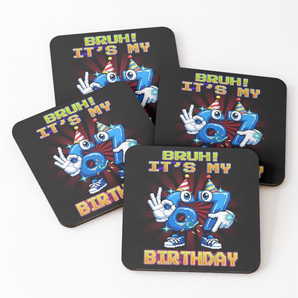 Item preview, Bruh Its My Birthday Six Seven 67 Meme Italian Brainrot Gifts For Kids designed and sold by ArmyAbodo.