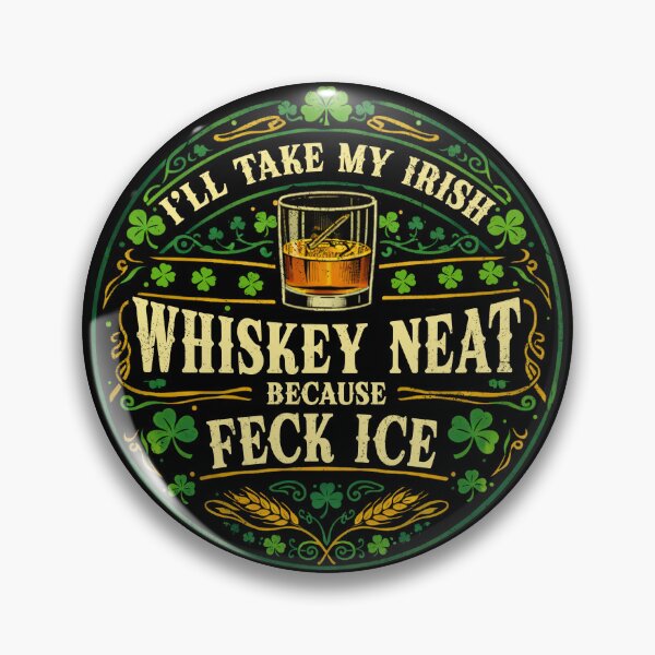 Item preview, Irish Whiskey Neat Anti ICE Shirt, Feck ICE St Patrick’s Day designed and sold by schoolofbullies.