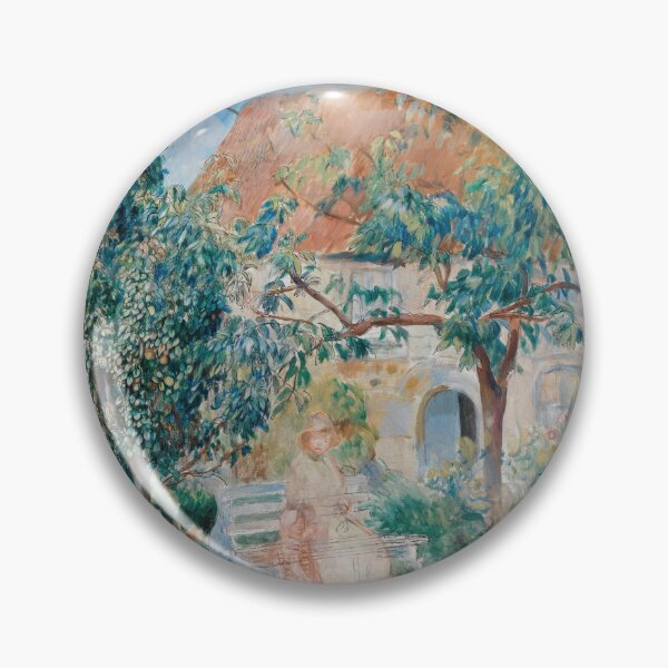 Item preview, Au Jardin En Bretagne by Pierre-Auguste Renoir: French Garden Impressionist Poster designed and sold by artofuniverse.