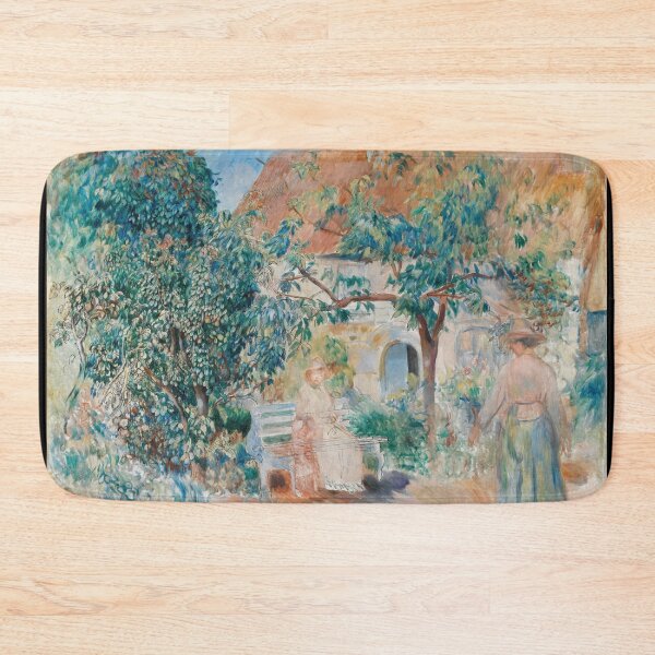 Item preview, Au Jardin En Bretagne by Pierre-Auguste Renoir: French Garden Impressionist Poster designed and sold by artofuniverse.