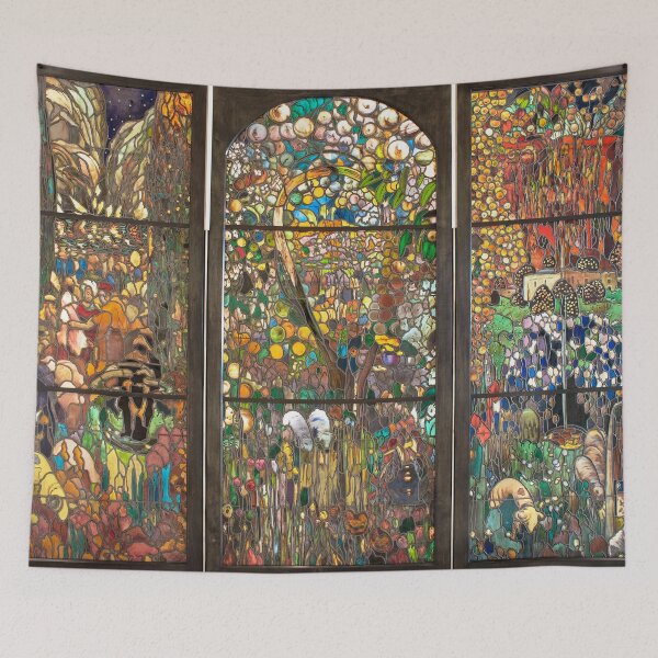 Item preview, Stained glass window. The blue pool designed and sold by likiska.