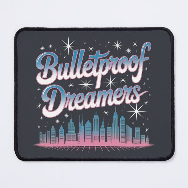 Item preview, Bulletproof Dreamers Neon City Skyline designed and sold by Meivelle.