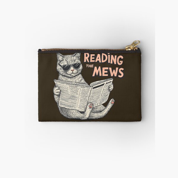 Item preview, Reading the Mews Cat – Daily Headlines ?? designed and sold by Artiviose.