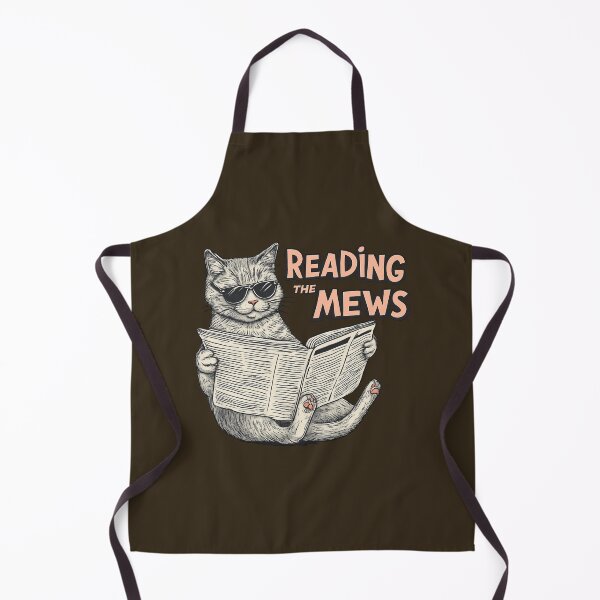 Item preview, Reading the Mews Cat – Daily Headlines ?? designed and sold by Artiviose.