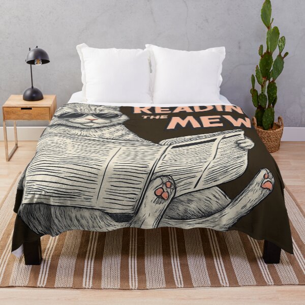 Item preview, Reading the Mews Cat – Daily Headlines ?? designed and sold by Artiviose.