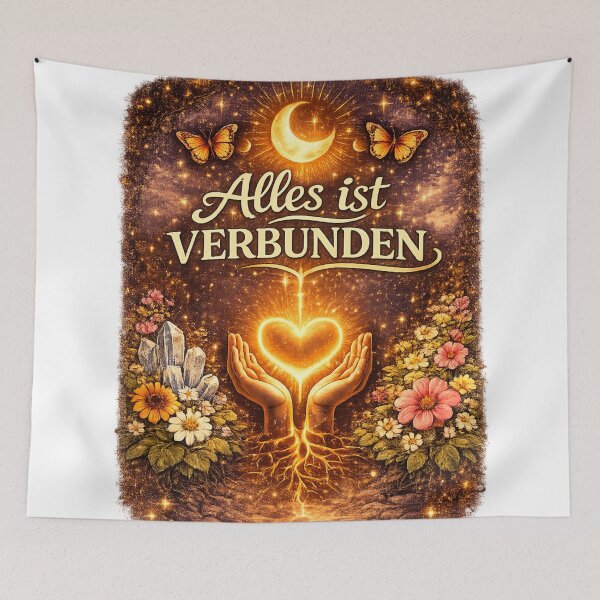 Item preview, Everything is connected – Spiritual Nature Design designed and sold by Wolf Creator.