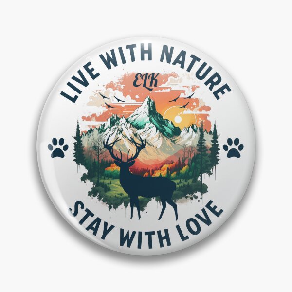 Item preview, Love of Nature and Wildlife - Woodland Animals - Elk designed and sold by Jakarprint.