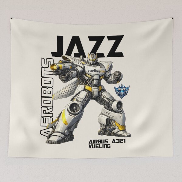 Item preview, Jazz Airbus A321 Vueling Transformers – Mecha Jet Warrior designed and sold by Transmetalbeast.