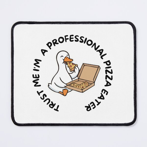Item preview, Trust Me I'm a Professional Pizza Eater Funny Duck Pizza Lover designed and sold by eltontovolador.