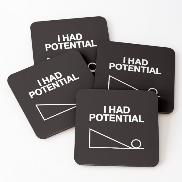 Item preview, I Had Potential – Geeky Funny Physics Pun Joke designed and sold by Redgiant87x.