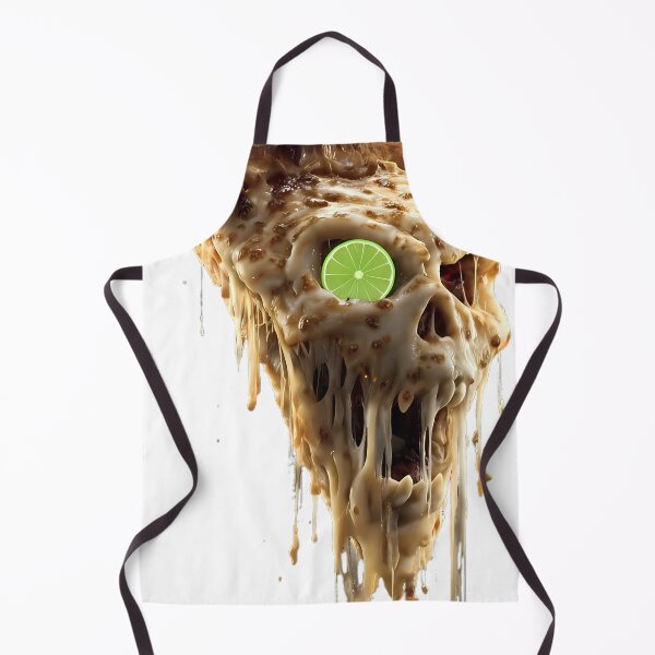 Item preview, The Lime Eye: Melting Pizza Skull designed and sold by NEONVIBEWEAR.