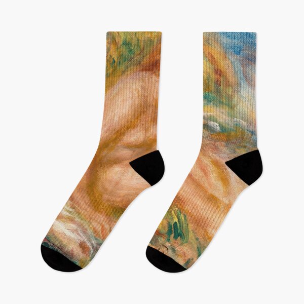 Item preview, Baigneuse by Pierre-Auguste Renoir: Impressionist Nude Fine Art Print designed and sold by artofuniverse.