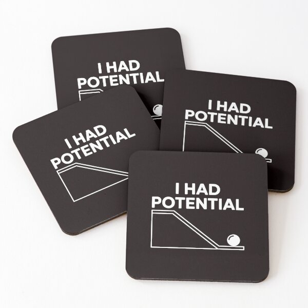 Item preview, I Had Potential – Science Lover Physics Pun Humor designed and sold by Redgiant87x.