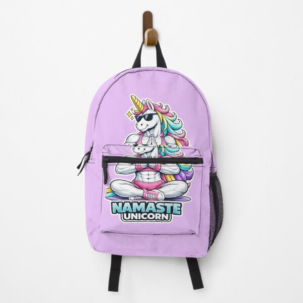 Item preview, Namaste Unicorn – Funny Yoga Gym Unicorn Strong Female Fitness Cartoon designed and sold by UnglaublichGut.
