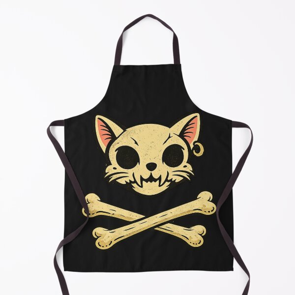 Item preview, Cat Skull and Crossbones – Vintage Tattoo Style Cat designed and sold by Southern Gothic Horror .