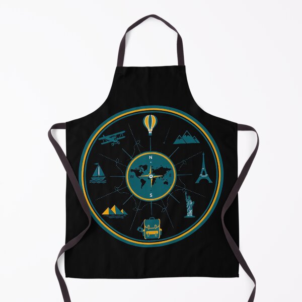 Item preview, Vintage World Navigation Emblem - Retro Global Landmarks & Exploration Art designed and sold by AbulailArt.