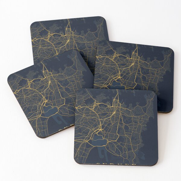 Item preview, Sydney City Map in Midnight Blue designed and sold by CityMapsShop.