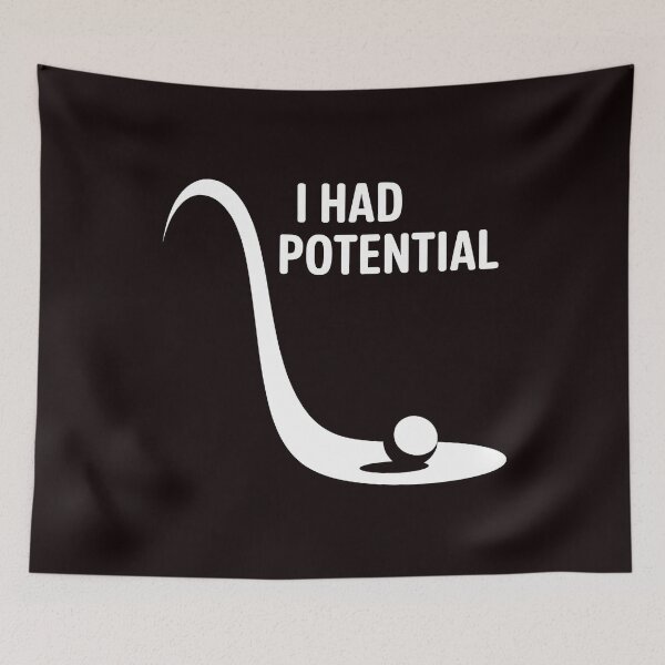 Item preview, I Had Potential – Funny Physics Joke For Science Lovers designed and sold by Redgiant87x.