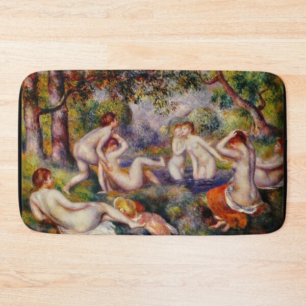 Item preview, Bathers in the Forest by Pierre-Auguste Renoir: Impressionist Fine Art Poster designed and sold by artofuniverse.