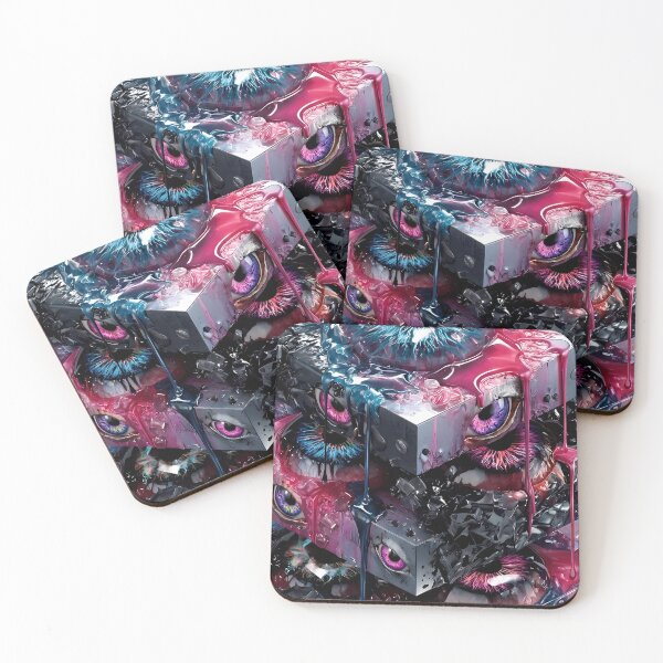 Item preview, The Prism of Sight: Melting Crystal Eyes designed and sold by NEONVIBEWEAR.