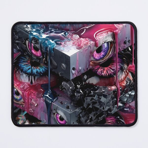Item preview, The Prism of Sight: Melting Crystal Eyes designed and sold by NEONVIBEWEAR.