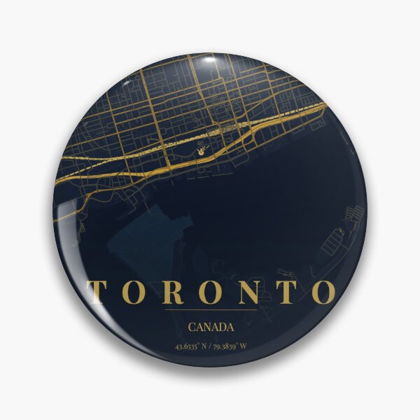 Item preview, Toronto City Map in Midnight Blue designed and sold by CityMapsShop.