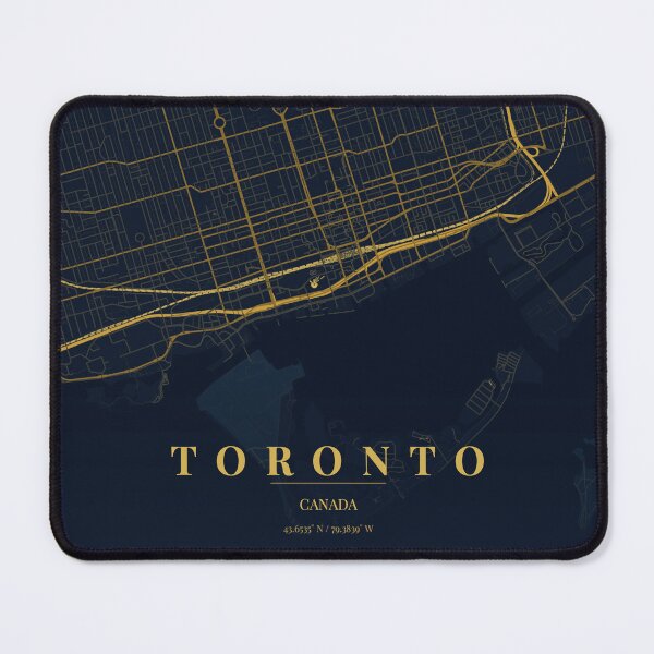 Item preview, Toronto City Map in Midnight Blue designed and sold by CityMapsShop.