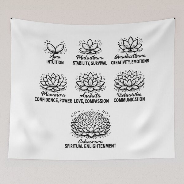 Item preview, Chakra Lotus Flower Spiritual Yoga Lover designed and sold by Colorfulman.