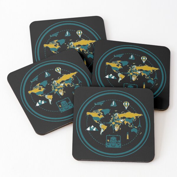 Item preview, Retro World Map Navigation - Vintage Global Adventure & Exploration Emblem designed and sold by AbulailArt.